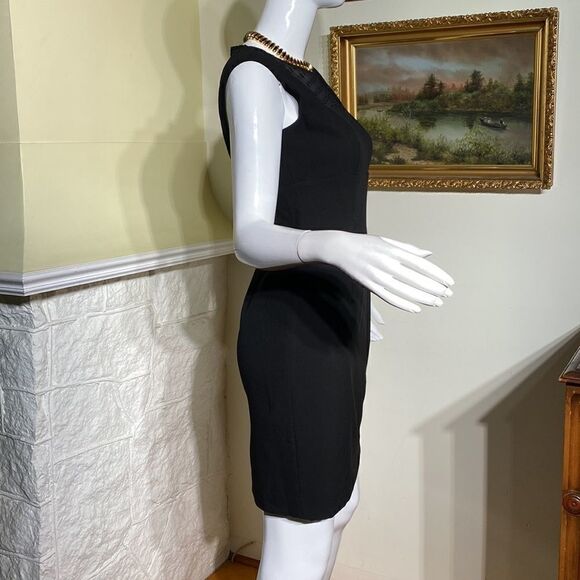 Calvin Klein LBD Black Mini Cocktail Dress - Picture 6 of 11
